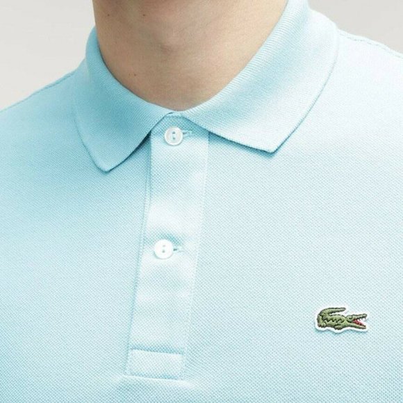 🐊LACOSTE SLIM FIT POLO, Corsica Aqua_NWT - Picture 2 of 8